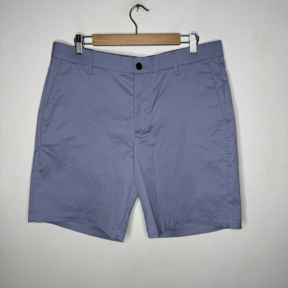 New Banana Republic Stretch Chino Blue Shorts Preppy Minimalist Mens 36